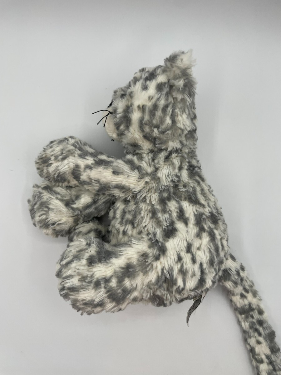 Rare Jellycat Fuddlewuddle Snow Leopard 8