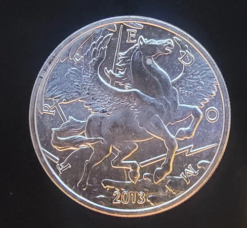 2013 Freedom Pegasus AG Goldsilver.com Vtg-999 Silver 1 Oz Ounce Art Bar Round