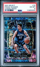 2021 PANINI SELECT COSMIC PRIZM #15 FRANZ WAGNER ROOKIE RC PSA 6