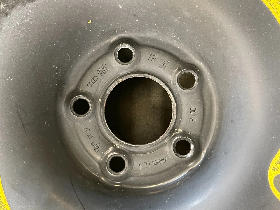 ⭐2009-2017 AUDI SQ5 Q5 EMERGENCY SPARE TIRE WHEEL DONUT RIM 18 INCH OEM LOT2657 - Image 3 of 4