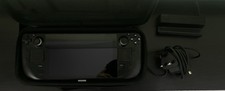 Valve Steam Deck 256GB Handheld Black, Carry Case & Valve steam deck dock.
