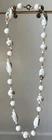Vintage Milk Glass Necklace Multicolor Candy Swirl 20” MCM