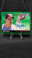 2025 Topps Chrome Platinum John Kruk Green Mini Diamonds Auto /75 Phillies