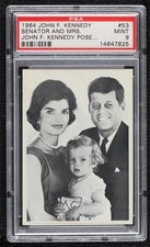 1964 Topps The Story of John F Jacqueline Kennedy Jackie Caroline PSA 9 MINT 5f2