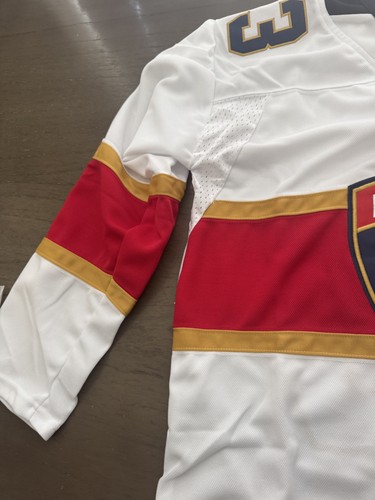 Brad Marchand Florida Panthers White Alternate Jersey Mens Size Medium (50) NEW - Picture 7 of 9