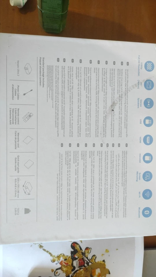 Proiettore Philips NeoPix Ultra 2TV LED Home Proiettore - Immagine 4 di 4