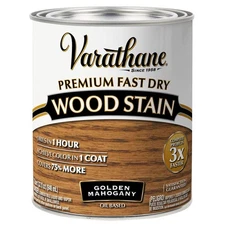 Varathane Golden Mahogany Fast Dry Wood Stain 1 Quart For Interior Projects