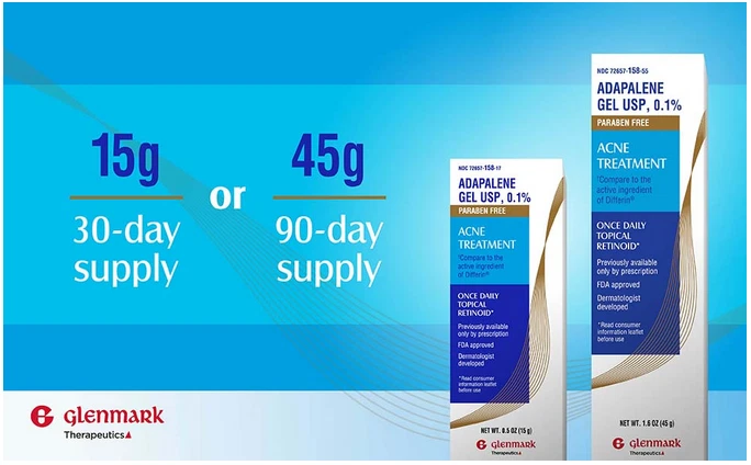 Adapalene Gel 0.1% Acne Treatment, Paraben Free Topical Retinoid Cream --FROM AU - image 4 of 4