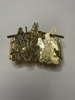 5pc Set 2007 Danbury Mint Gold Plated Christmas Ornaments — photo 7
