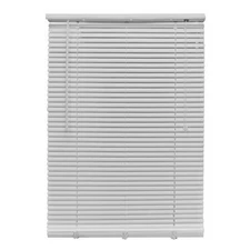Nien Homepointe Cordless PVC Light Filtering Mini Blind, White - 1 x 35 x 64 in.