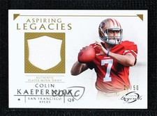 2011 Gridiron Legends Aspiring Legacies Relics Gold 27/50 Colin Kaepernick 02sw
