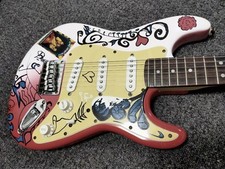 Squier Fender Jimi Hendrix Painted Mini Stratocaster Guitar Small 12in
