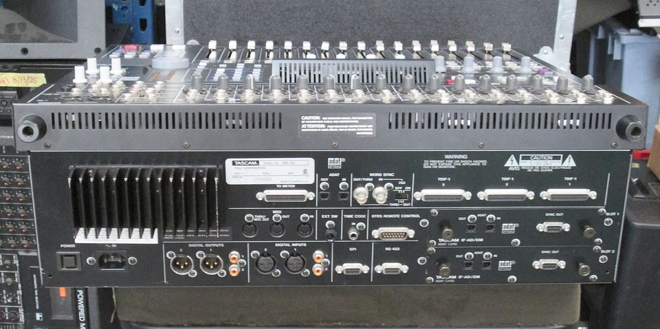 Tascam DM-24 Digital Mixing Console Professional Recording Mixer #2508 - Image 3 of 4