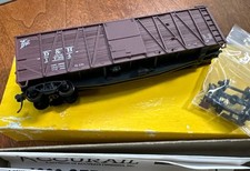 Accurail HO Kit 4202 40 Box Car Steel End Delaware Hudson 17384 Assembled NY
