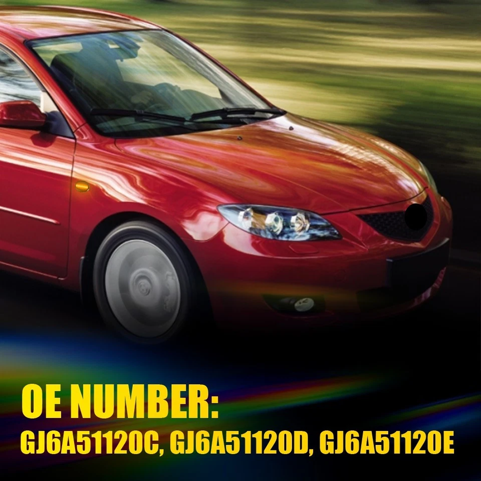 2 шт динамических светодиодных дымчатых габаритных огней для 2004-09 Mazda 3, 2006-2010 Mazda 5 - Изображение 3 из 4