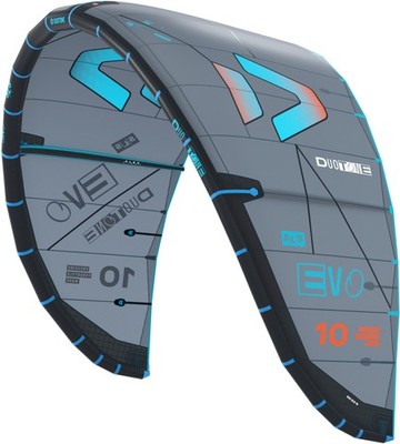 DUOTONE EVO SLS TEST Kite 2026 dark grey/turquoise