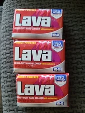 3 Pack Lava Pumice Powered Heavy Duty Hand Cleaner With Moisturizers 5.75oz
