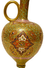 STUNNING MIDDLE EASTERN ISLAMIC VASE POSSIBLY COALPORT PERSIAN STYLE VERY RARE