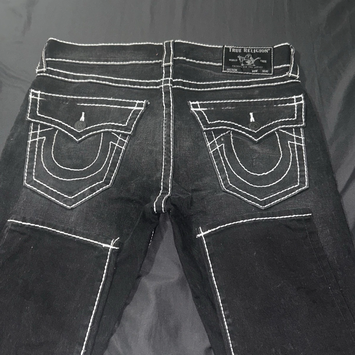 True Religion Rocco Black Jeans for Men for sale | eBay