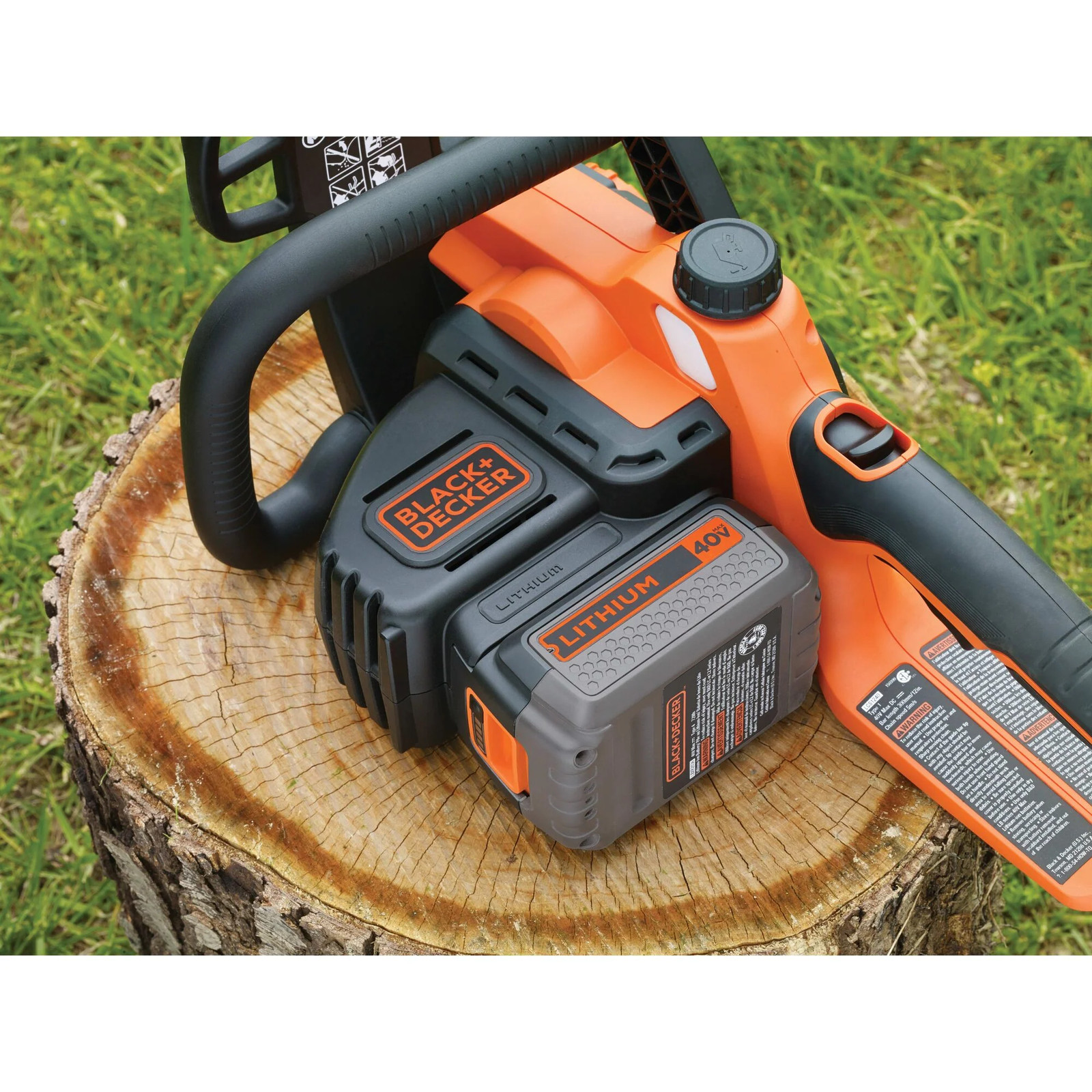 BLACK+DECKER 40V MAX* Cordless Chainsaw, 12-Inch - LCS1240