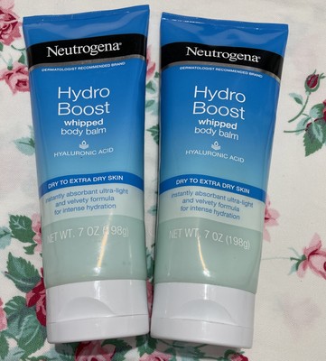 2~Neutrogena Hydro Boost Whipped Body Balm Hyaluronic Acid Dry-Extra Dry RETIRED