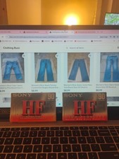 Lot of 2 Sony HF High Fidelity 90 Minutes Cassette Normal Bias Blank Media New.
