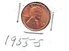 1955 (S) Lincoln Penny