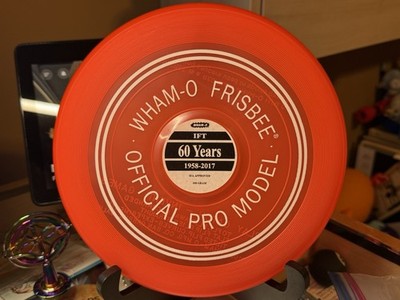 wham-o Frisbee Pro Professional 1958- 2017 IFT 60th anniversary mold 15/75 guts
