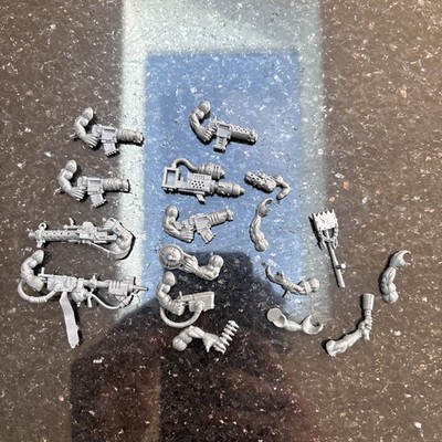 Warhammer 40K Ork Bits, Guns, grenade, mine arms  And Spares kitbash