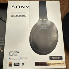 READ Sony WH-1000XM4 Wireless Headphones - Midnight Blue