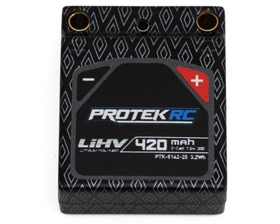 ProTek RC Hardcase HV LiPo Akku 420mAh 2S 7.4V 30C für Losi Micro-B PTK-5142-25