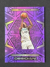 Pascal Siakam 2024-25 Panini Obsidian Base Electric Etch Purple Flood /75 #54