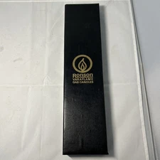 Ronson Varaflame Gas Candles Mid Century Champagne with Stars Original Box