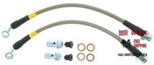 Stoptech 950.45502 Stainless Steel Braided Brake Hose Kit Rear Stainless Steel