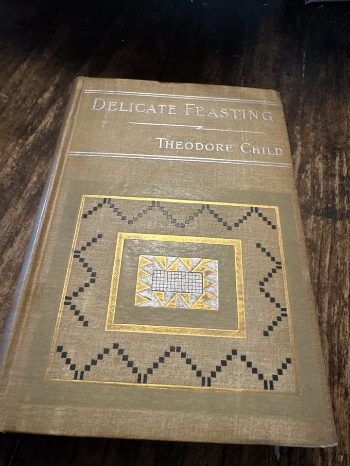 Antique 1890 Delicate Feasting by Theodore Child - Image 4 of 4