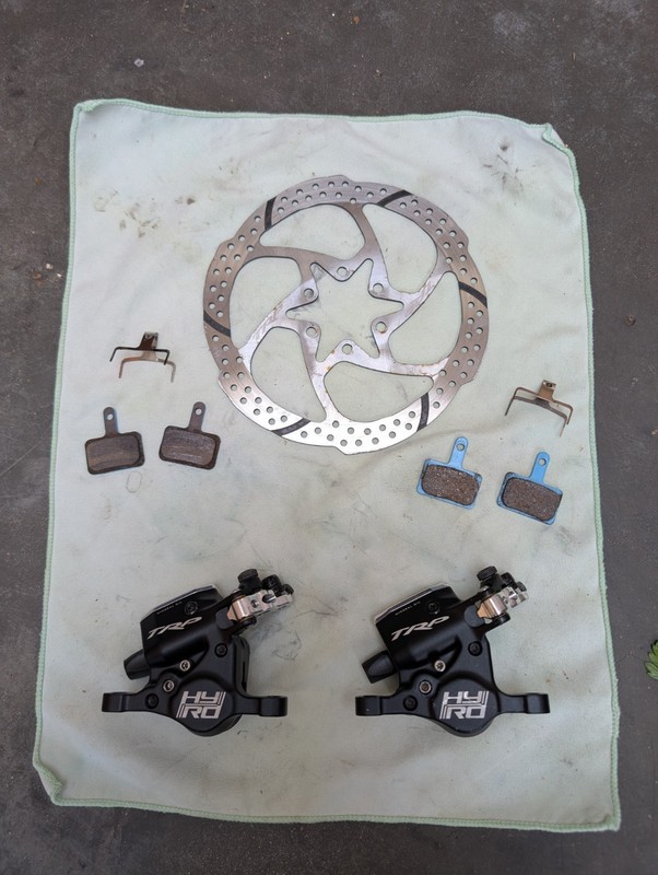 TRP HY/RD Brake Caliper, post mount with rotor