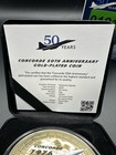 2026 Solomon Islands CONCORDE 50th Anniversary 24K Gold Plated Coin Box & COA — photo 4
