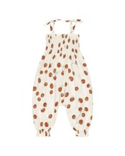 Rylee Cru Collective Sawyer Linen-Blend Jumpsuit 0-3M