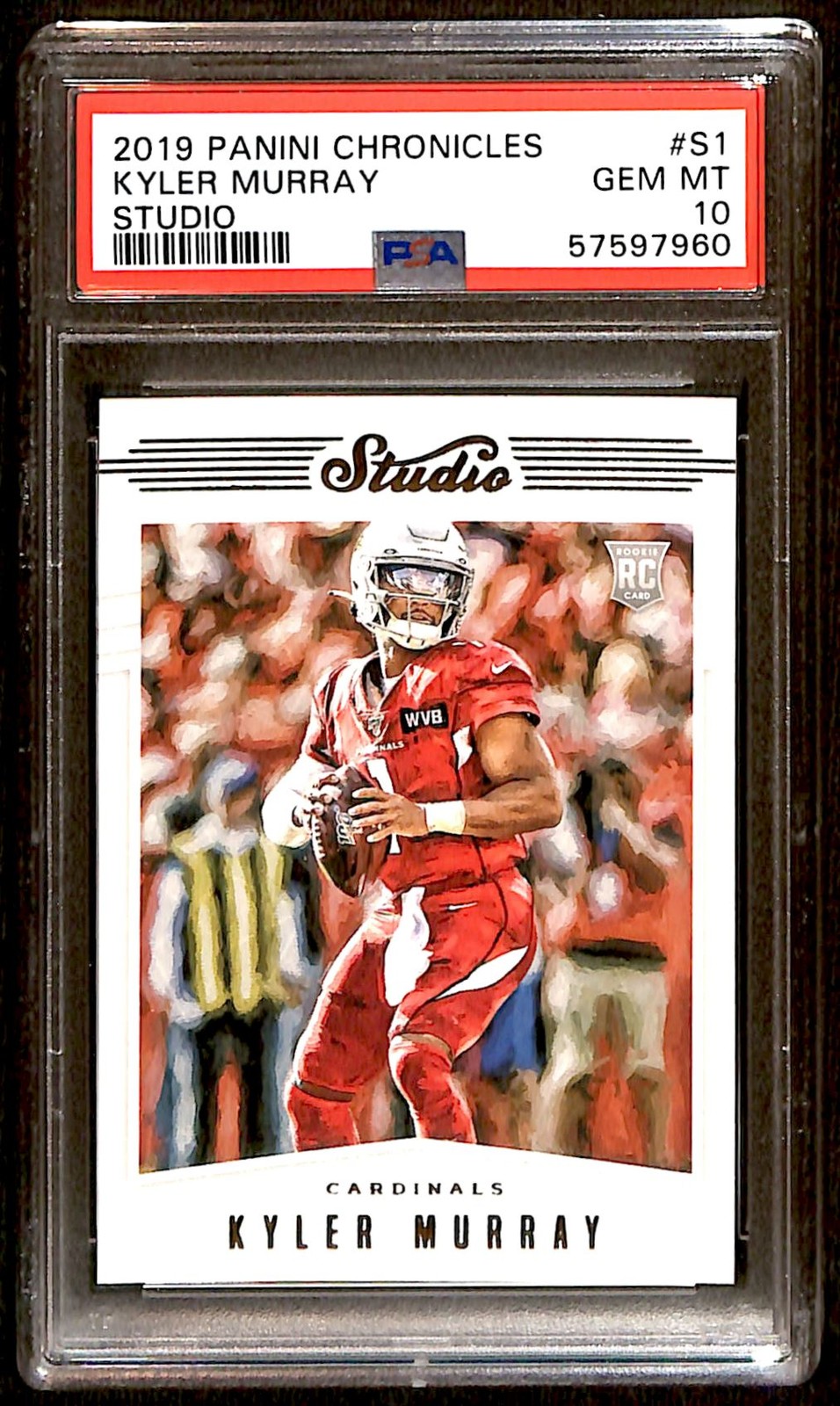 Kyler Murray Panini Chronicles Studio #S1 Base