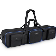 Tripod Carrying Case Bag 50.5", Resistant Light Stand Bag with 2 Removable Pa