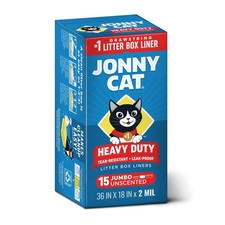 Litter Liners: Heavy Duty - Tear Leak Resistant - Drawstring Close - Jumbo,...