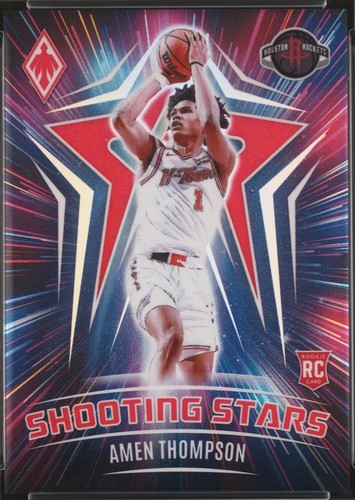 Amen Thompson 2023-24 Panini Phoenix Court of the Kings Purple RC