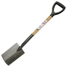 Rolson Heavy Duty Carbon Steel Digging Spade Ash Shaft D Handle Gardening
