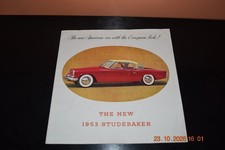 1953 Studebaker Pages Cars Full-line Original Sales Brochure