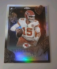 Patrick Mahomes 2025 Topps Chrome Football Fortune 15 Refractor #F15-6