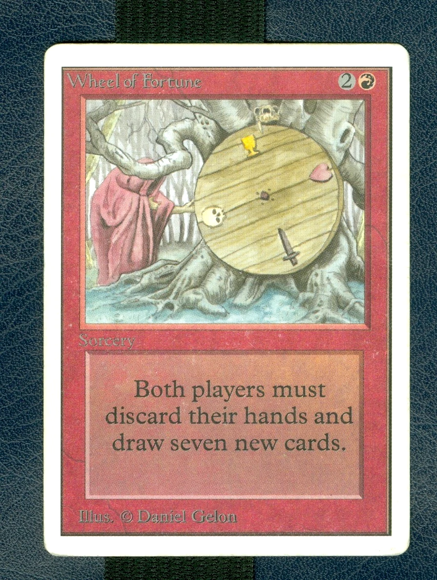 Wheel Of Fortune In Individual Magic: The Gathering Cards for sale