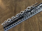 Beautiful Vintage 925 Sterling Textured Link Bracelet 38 Grams — photo 2