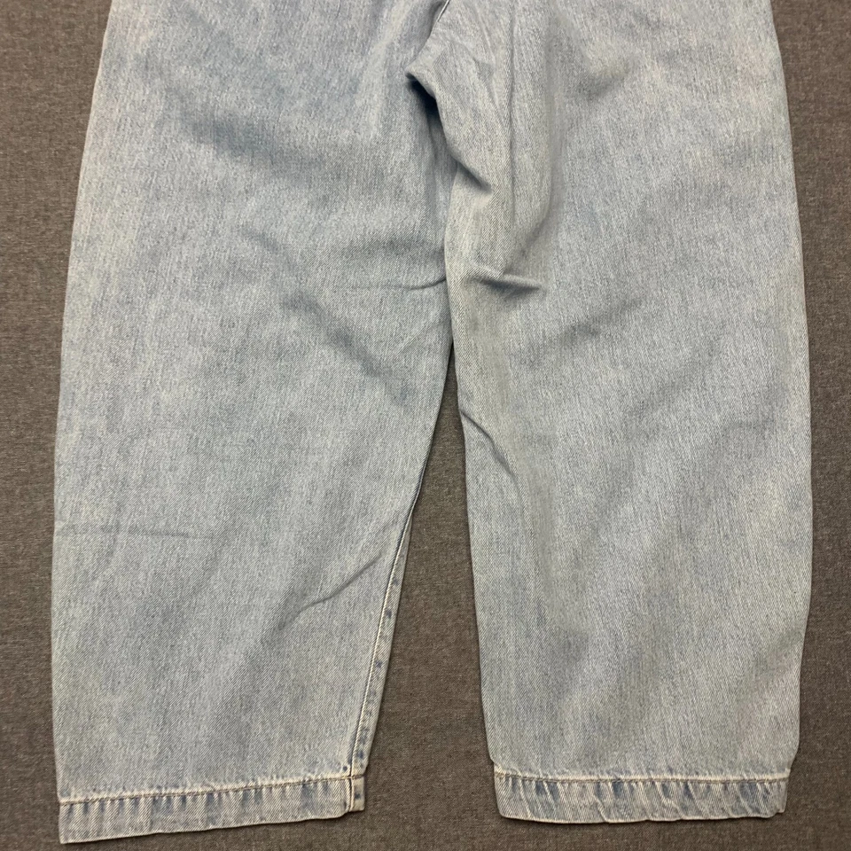 Pantalones de mezclilla GAP para mujer talla L azul lavado claro cordón cintura algodón Foto 2 de 4