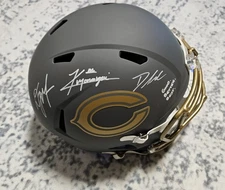 KYLE MONANGAI/D'ANDRE SWIFT/DJ MOORE TRIPLE SIGNED SLATE FULL SIZE "INSRIP" JSA!