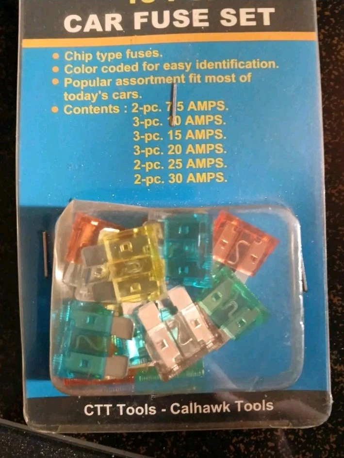 15 PC. FUSE SET ASSORTED FUSE SET ,  REGULAR SIZE, cars , trucks , suv - Image 3 of 4
